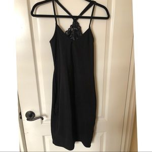 Black Lace Cocktail Dress